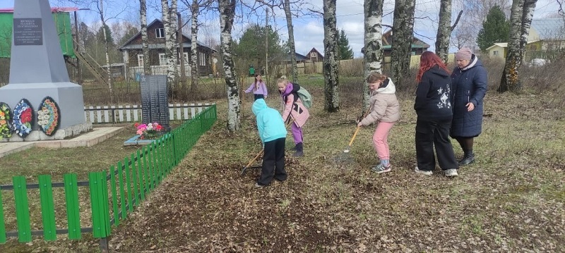 Подготовка к Дню Победы.